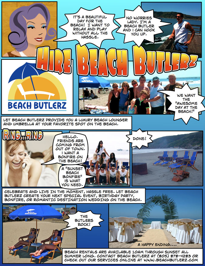 Beach Butlerz Comic